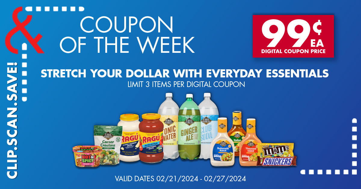 Stock up on your favorite household essentials for only 99¢ each when you shop with this digital coupon.​ bit.ly/484nVUV