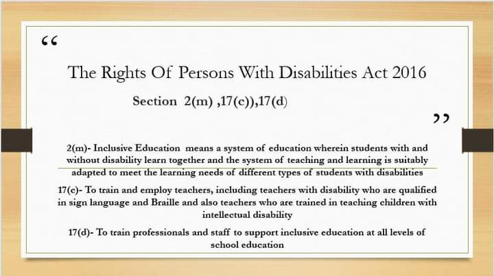 dhaneswardreams's tweet photo. @Osefd123 @CMO_Odisha @GovernorOdisha @SMEOdisha When can 1,46,264 Nos of #DisabledStudents studying in general #Schools get #SpecialEducators under Section 2(m), 17(c), 17(d) of the RPwD Act 2016 ?
How long time will it take for this #DisabilityAct and RCI Act 1992 Section 13(3) to be fully implemented in #Odisha?
#CwSN https://t.co/6G6s5My6Mo