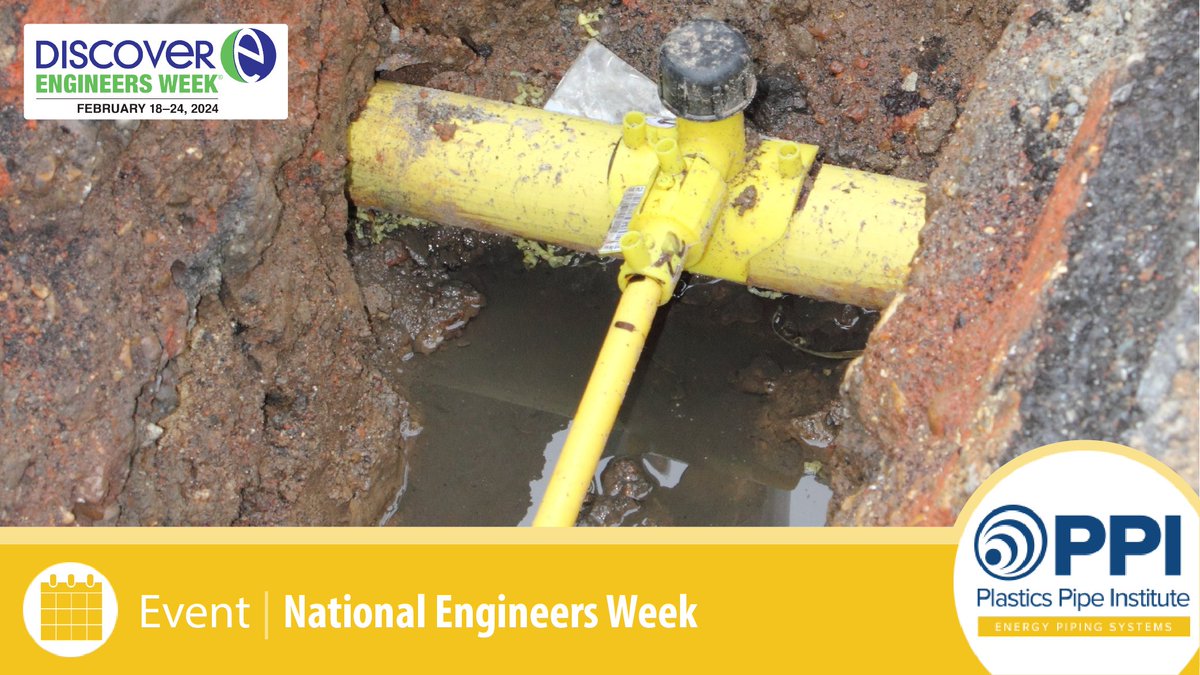 EPSD would like to applaud engineers who are leveraging plastic piping systems to unlock energy reserves and transmit clean natural gas to homes through leak-free distribution systems. Visit our website: ow.ly/4q7n50QGLBI #plasticpipeconnects #nationalengineersweek