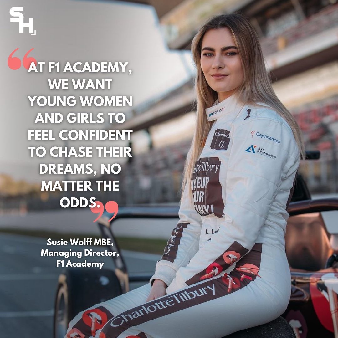 F1 Academy x Charlotte Tilbury 🏎 💄 The globally renowned beauty empire @charlottetilbury will become the first female-founded beauty brand to partner with @f1academy, and also enter into their first ever global sports sponsorship. What a partnership! 👏