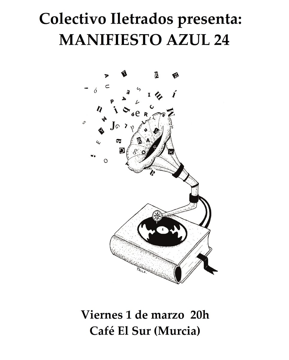 El próximo viernes 1 de marzo presentamos el nuevo número de #ManifiestoAzul, nuestro fanzine literario y casi veinteañero.