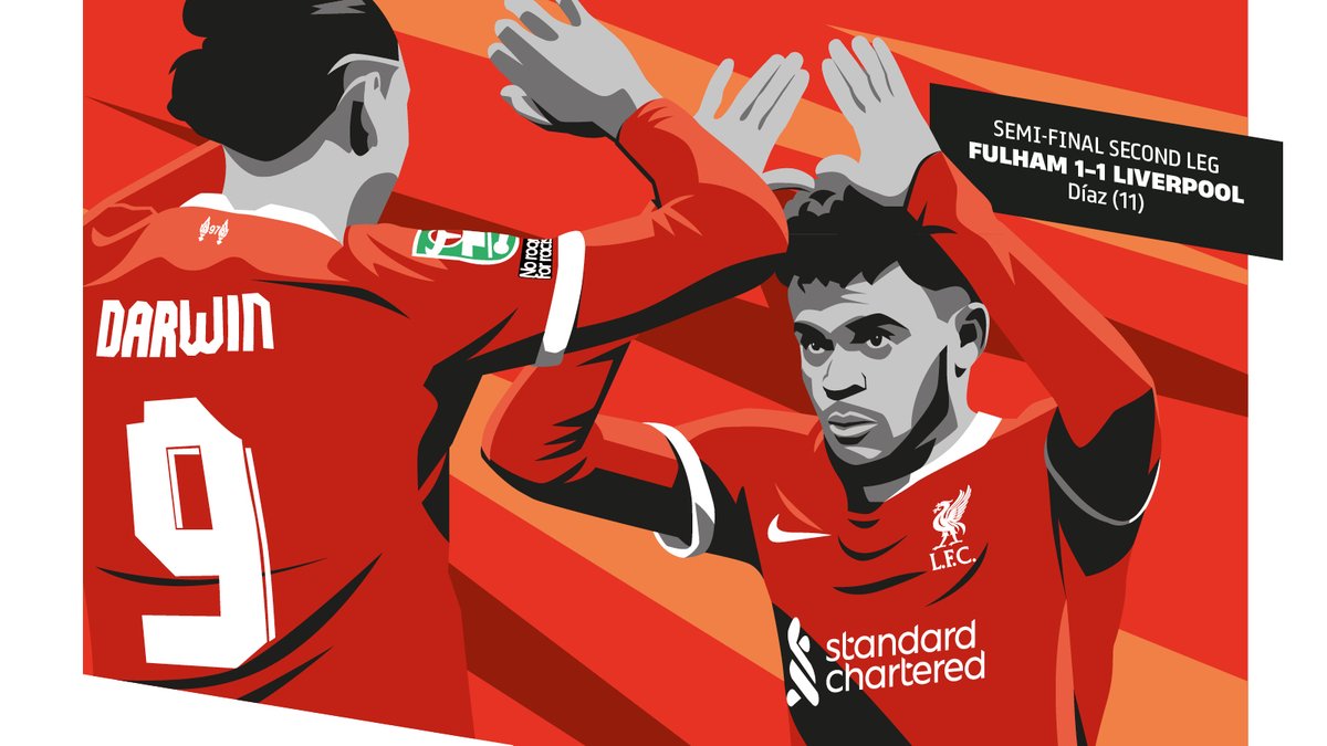Carabao_Cup's tweet photo. 🔴 @LFC's Road to Wembley! 🏟️ 

#EFL | #CarabaoCupFinal https://t.co/jpw4RSUj3X