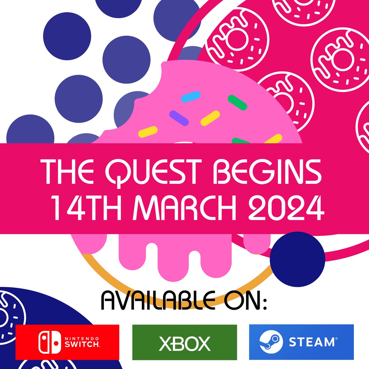 Get ready for an EPIC quest with Archie! 🍩 
 
Gower College Development Studios and <a href="/GameMakerEngine/">GameMaker</a> proudly presents "Archie and the Epic Quest for the Last Doughnut" 🌟
 
Join Archie in this hilarious platformer as he leads a rebellion against the schoolyard bully for the last