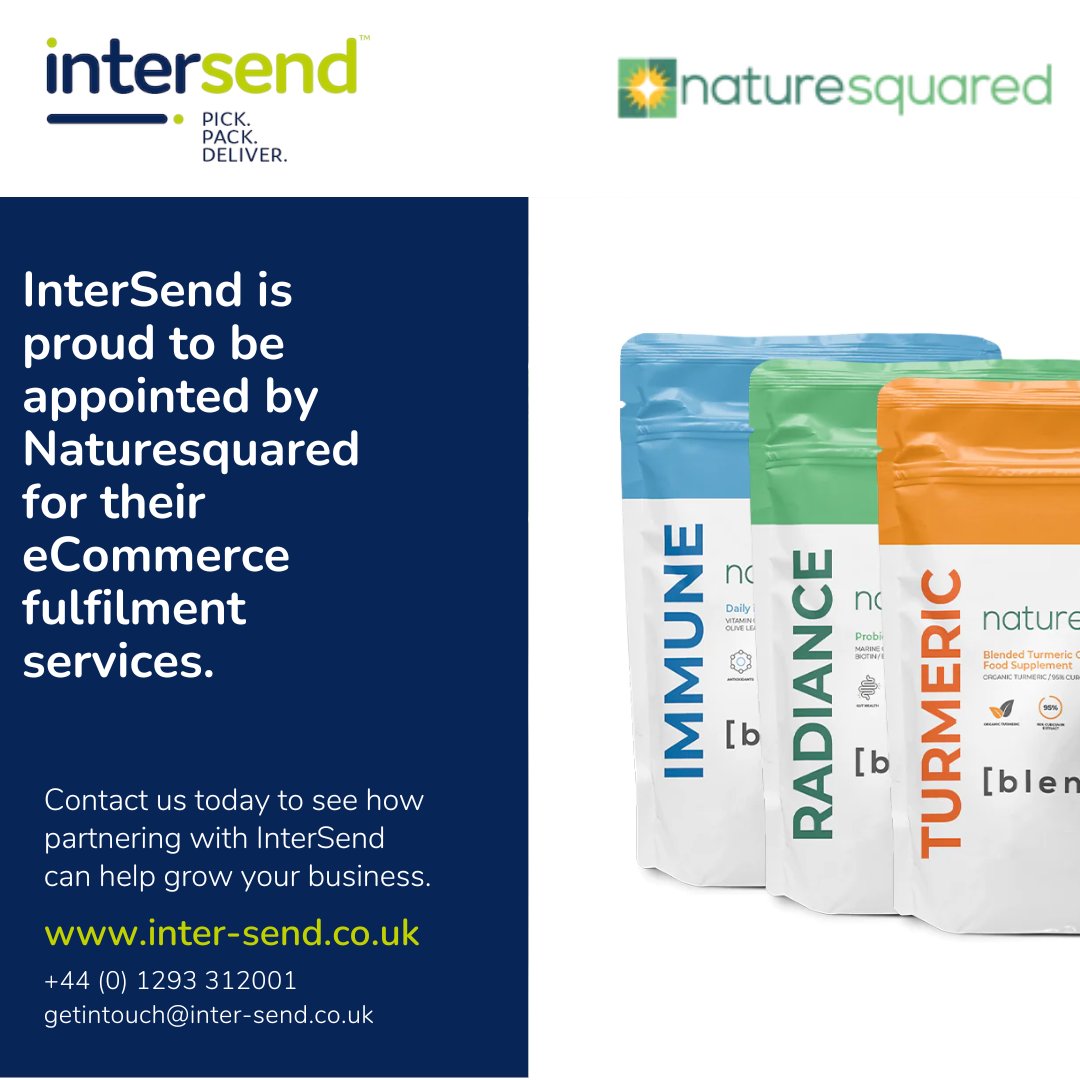 We are very happy to announce we have been appointed by Nature Squared  to handle their e-commerce fulfilment.

Learn more here: naturesquared.co.uk