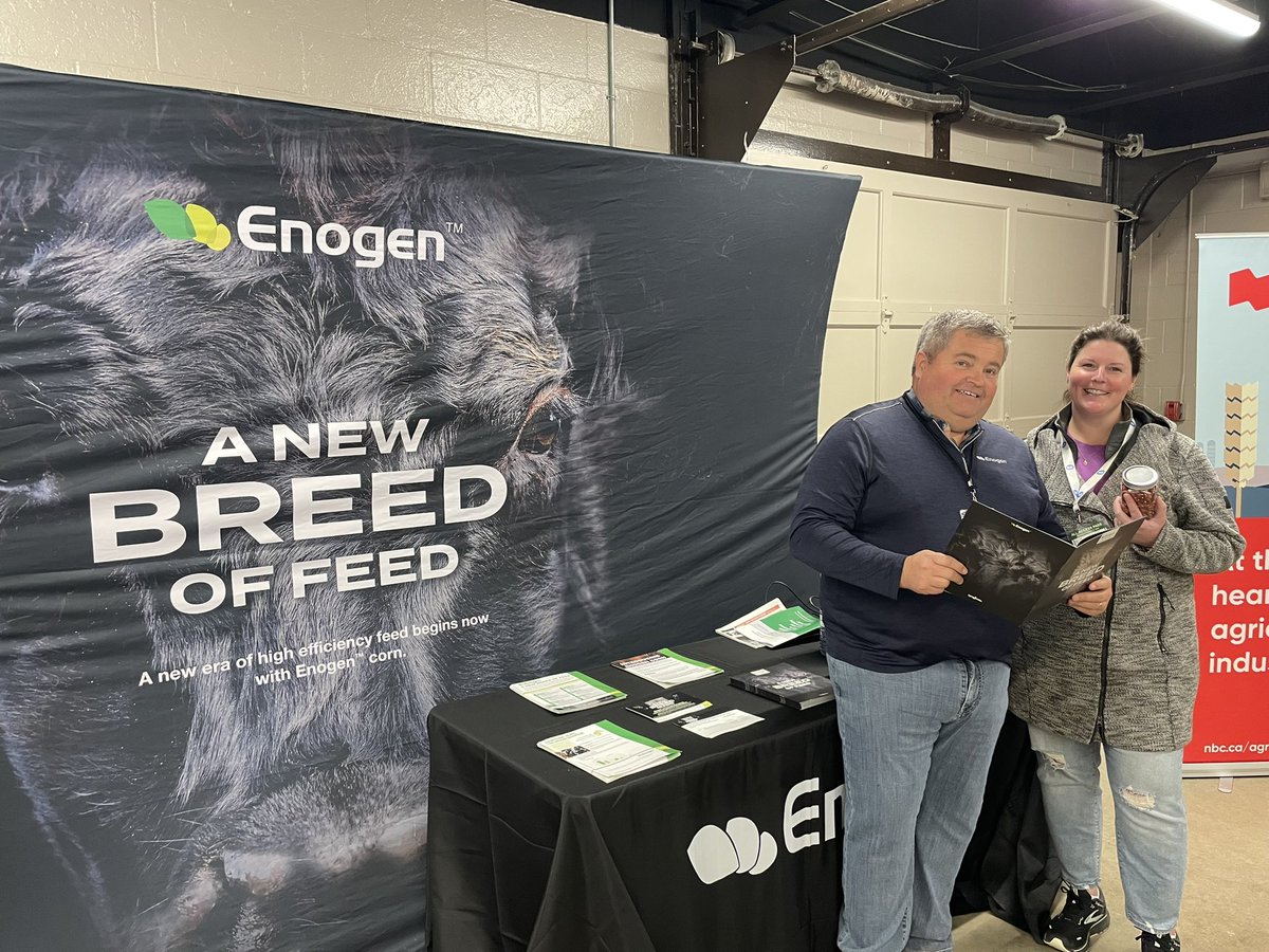 EnogenCanada's tweet photo. It’s that time of year! Come say hi to @DhelmBeefGuy and @rmmathesonfarms
At @SWODSdairy and join in on the discussion to see which #Enogen hybrid is the right fit for your dairy operation! #ONTDairyFarmers @NKSeedsCanada https://t.co/abZw1N1qcZ