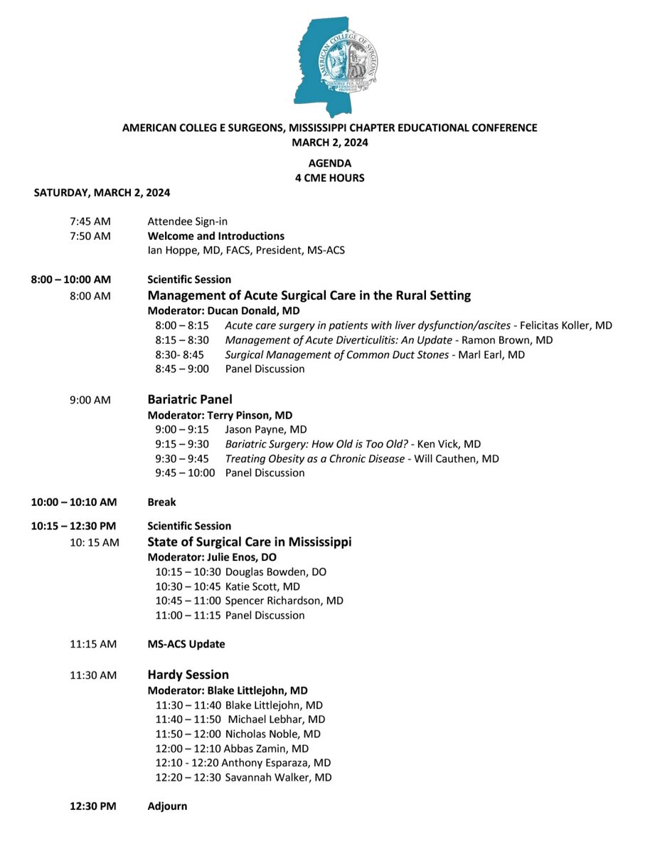 Will you be joining us for this CME event? Meeting agenda and registration QR codes below!