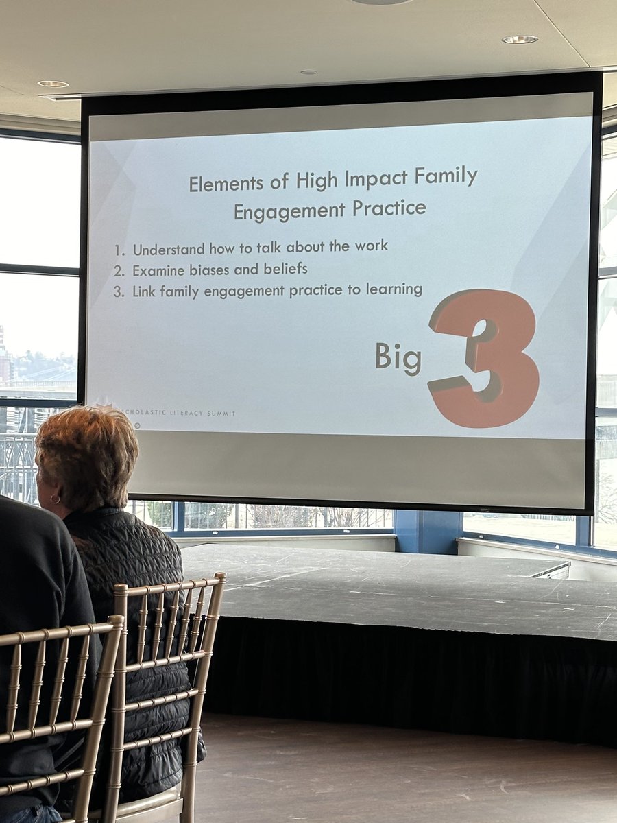 MrsEGrade3's tweet image. Another great session 🤝 Family engagement is a strategy not a goal. Our goal is student success-engaging and empowering family involvement is a huge piece of a child’s education ❤️ #scholasticliteracysummit #relationshipsmatter