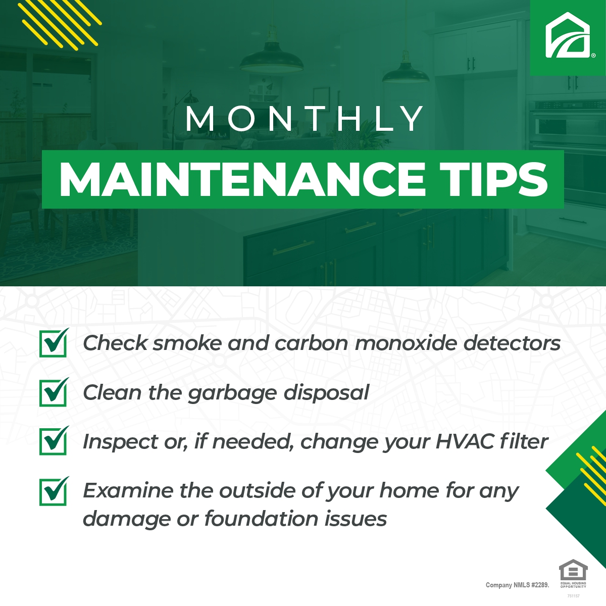 Did you know you should clean out your garbage disposal once a month? Check out more helpful tips for keeping your home in good order. We've got you covered!  #jerry_themortgageguy #mortgagetips #mortgage101 #yourloanexpert mobile.fairwaynow.com/homehub/signup…