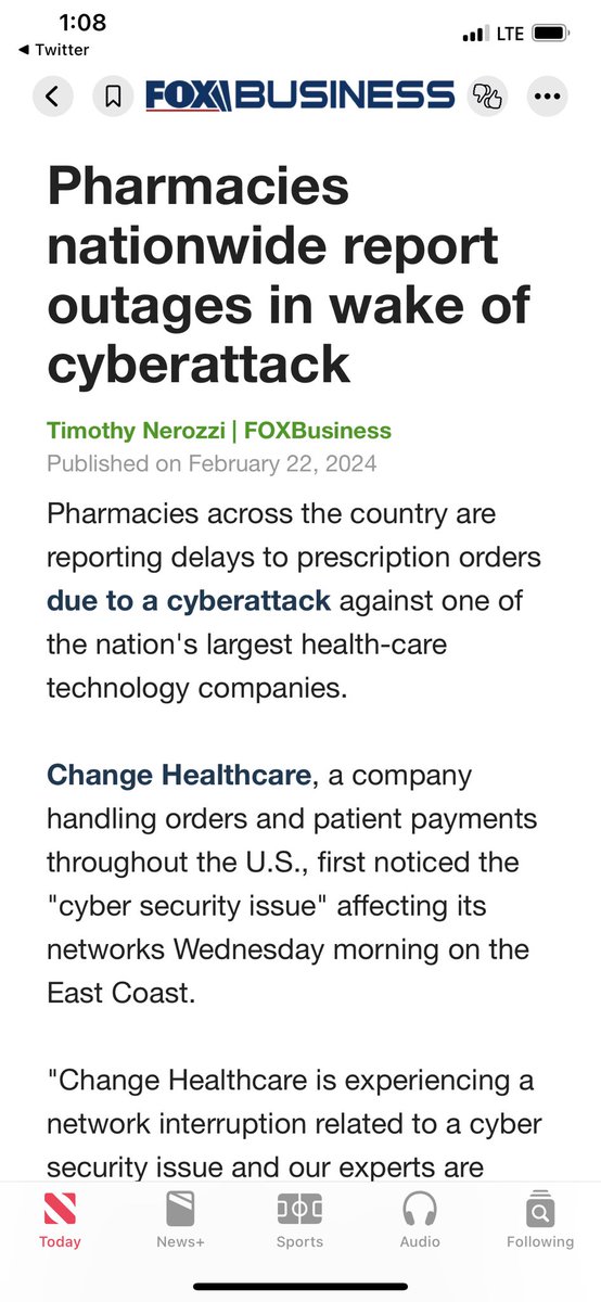 There’s a high probability this is a false flag operation facilitated by one of our three literal agencies to generate fear to justify unnecessary spending, but this is the exact reason why single points of failure should be eliminated. @joerogan @rustyrockets @TuckerCarlson