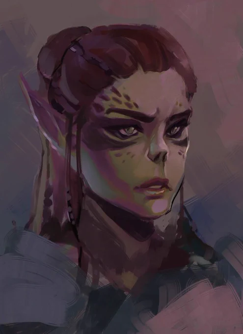 idk if I ever posted this lae'zel doodle 