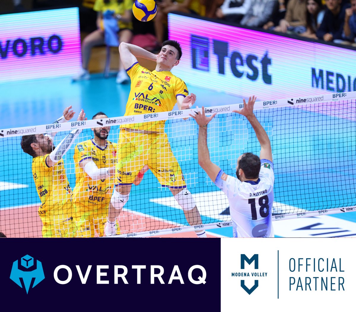 Captiks's tweet photo. @overtraq by @captiks is Official Technical Partner of
@modenavolley. Monitoring #performance has never been so easy! #since1966 #modenavolley #Training #sport #technology https://t.co/yLGyHUMrpm