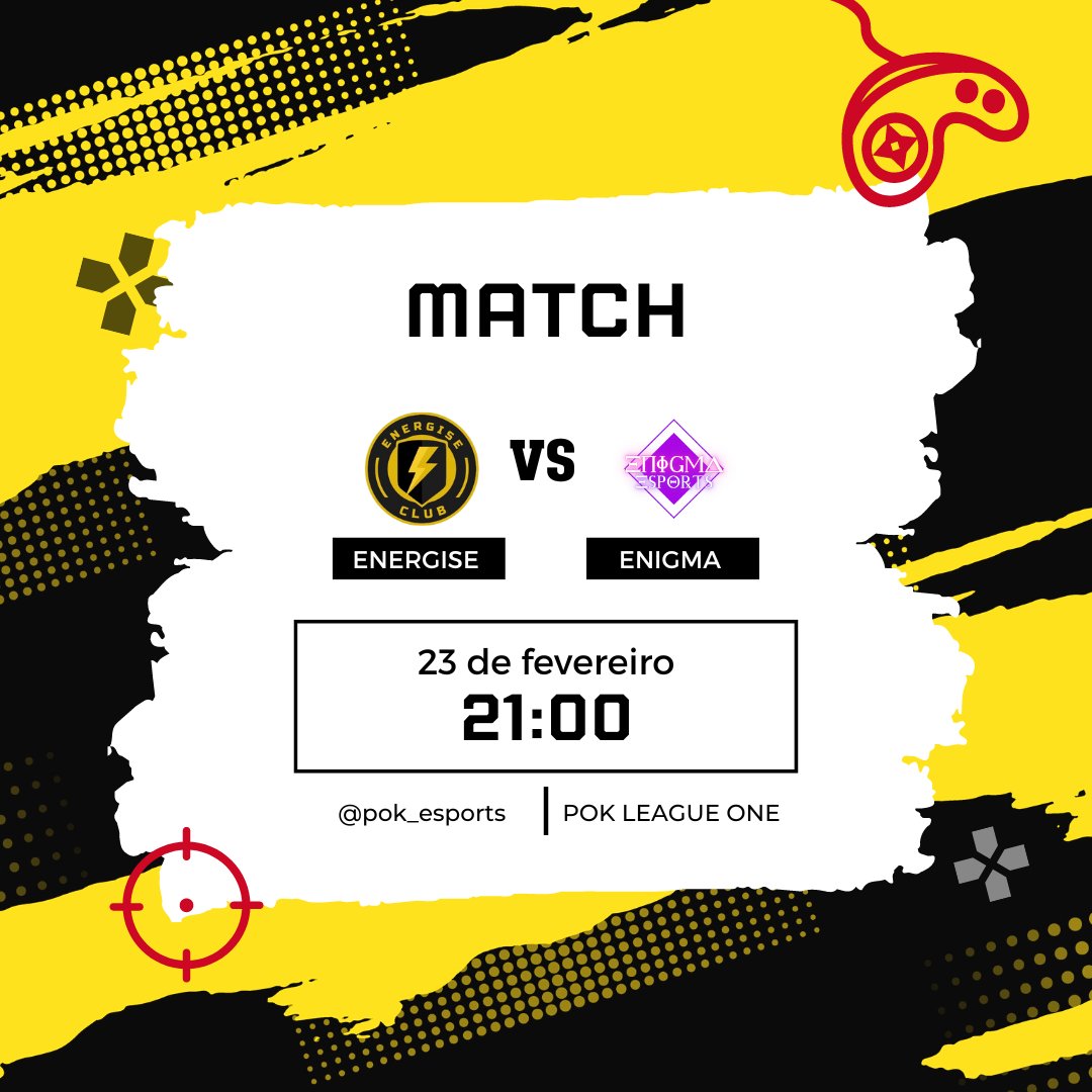 Amanhã haverá uma daquelas partidas para ver quem fica em primeiro no grupo, <a href="/EnergiseClub/">Energise</a> VS <a href="/EnigmaEsportsTM/">Enigma Esports</a> !

Duelo de Tubarões!   

Não percas nada! Segue tudo em: twitch.tv/poktv_oficial 🟣.