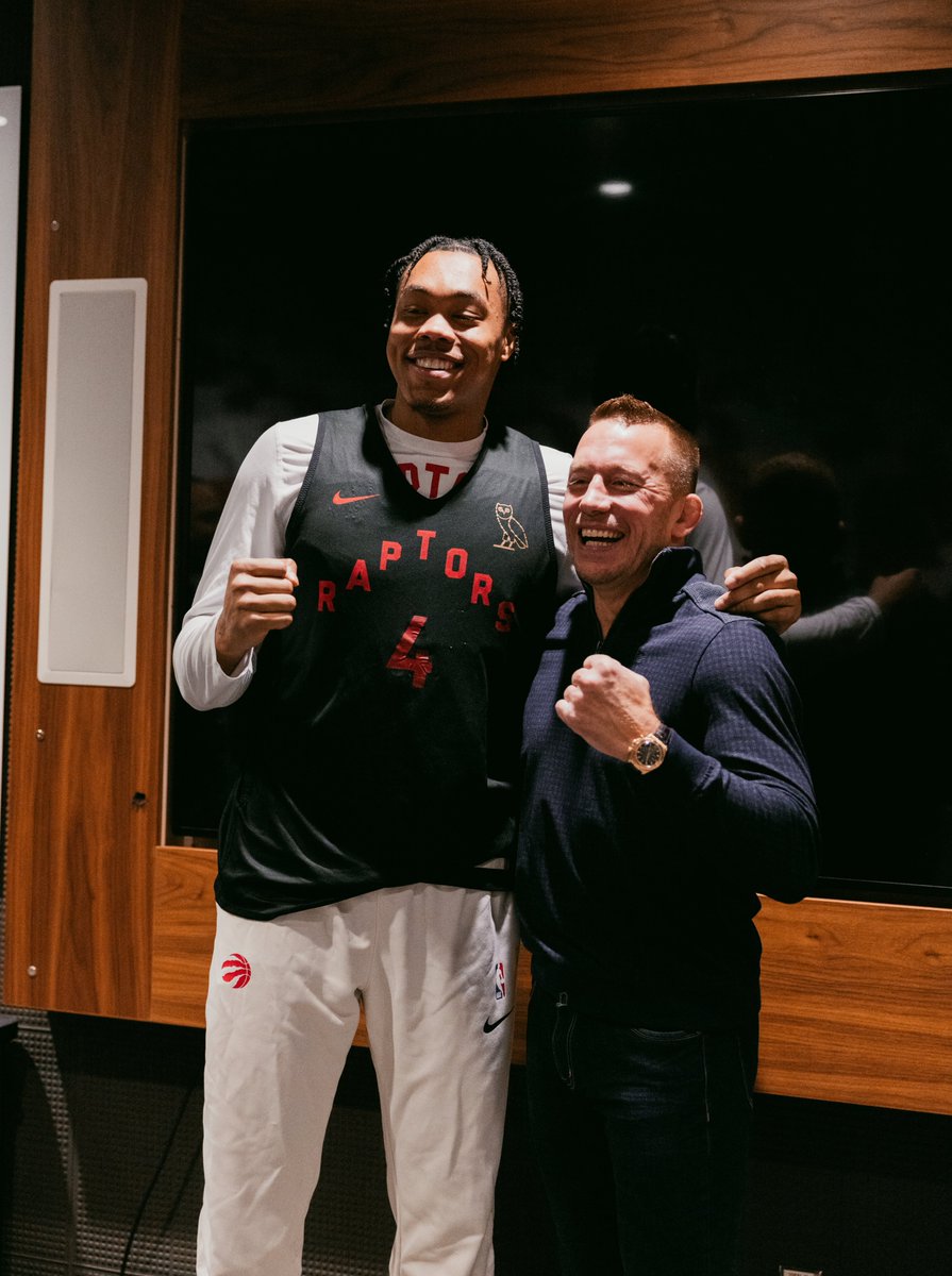 Raptors's tweet image. Two 🐐’s