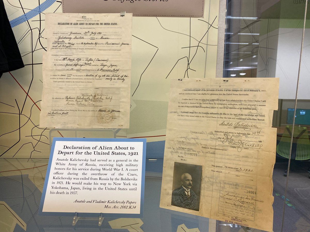 SwemSCRC's tweet image. Check out our new exhibit in the front lobby of Swem!! “Migration and Relocation” displays immigrant and refugee stories 🌎 @WMLibraries