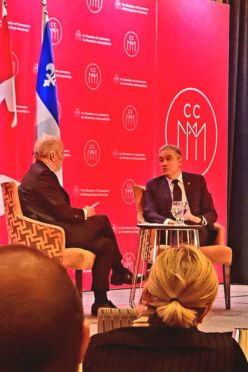 Toujours intéressant d'écouter le ministre <a href="/FP_Champagne/">François-Philippe Champagne (FPC) 🇨🇦</a> sur les projets future du Canada. J'aimerais avoir 1/3 de son énergie.