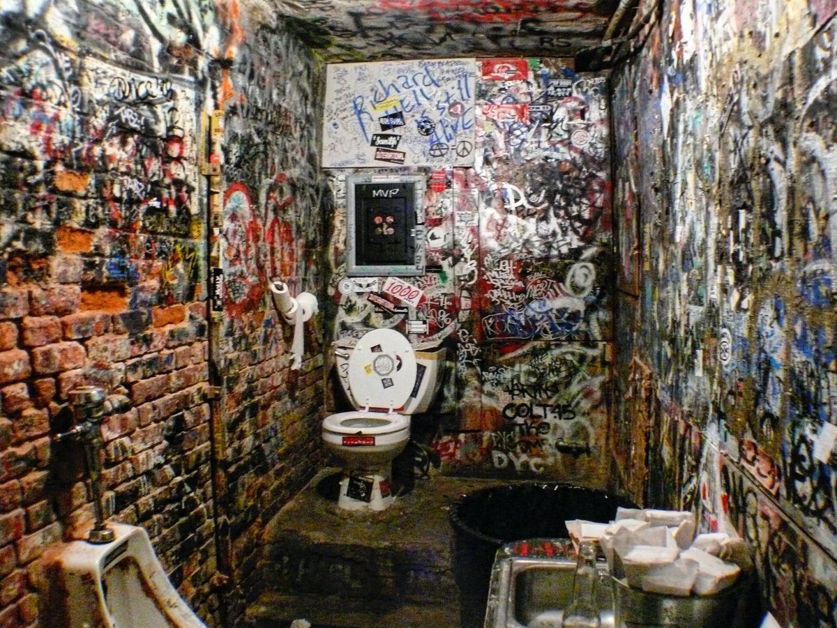 CBGB's bathroom 2006