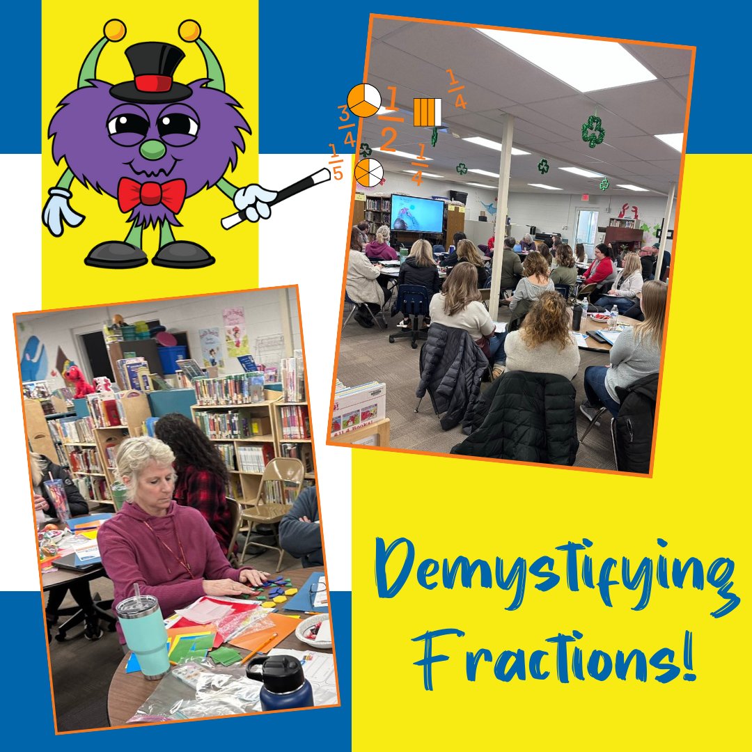 SIS4Teachers's tweet image. It doesn&apos;t take a magic wand to demystify fractions! ✨ 
We helped teachers at @bedfordschools get the resources they needed to equip their students to excel in fractions! 

#fractiongames #fractiontools #fractionsarefun #mathteacher #mathcoach #mathpd