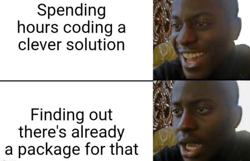 CodeWithMemes_'s tweet image. Has this happened to you before? #package #codinglife #FrontEndDeveloper