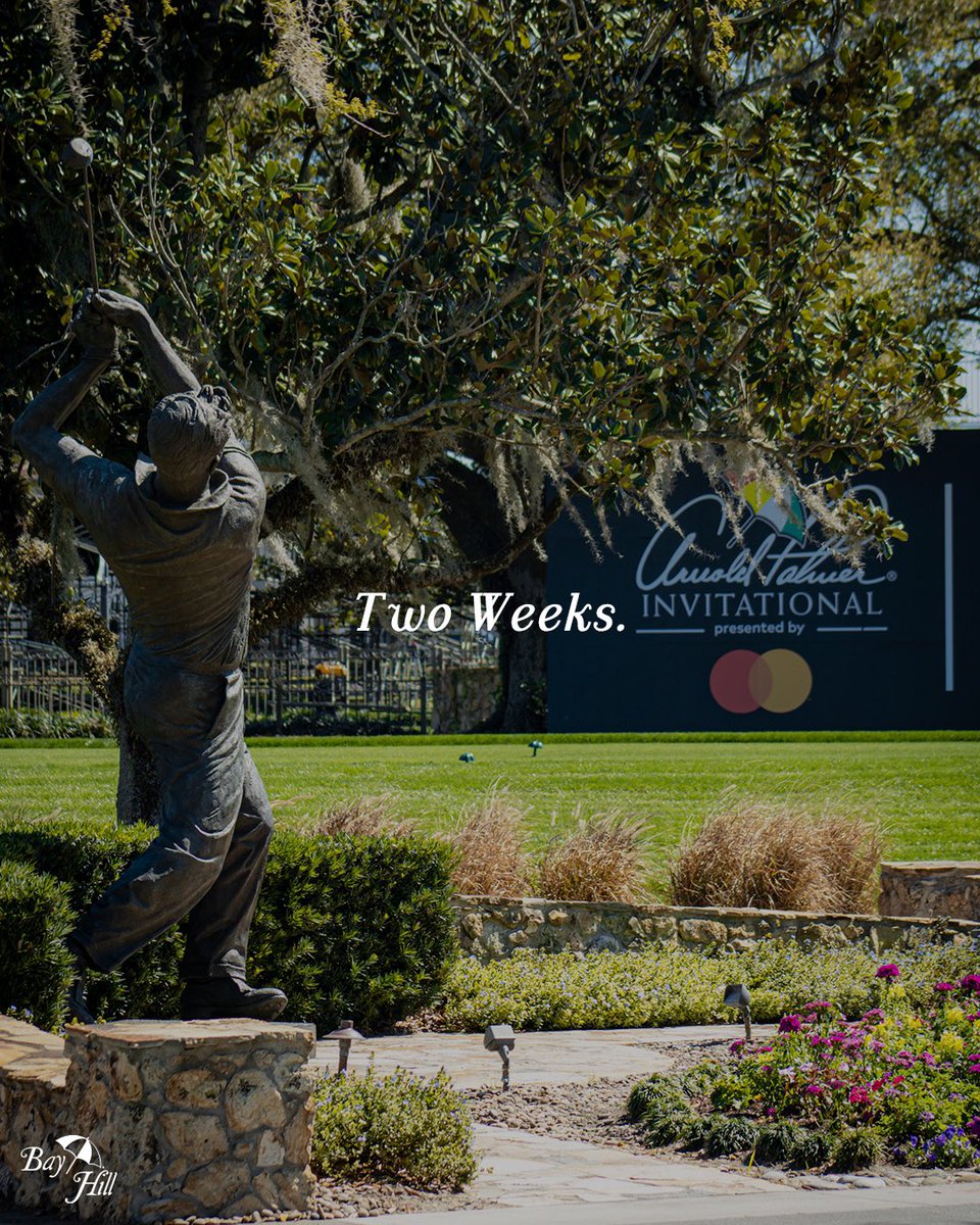 Awaiting the TOUR’s best. We are just two weeks away from round one of the 2024 #APInv! #BayHill