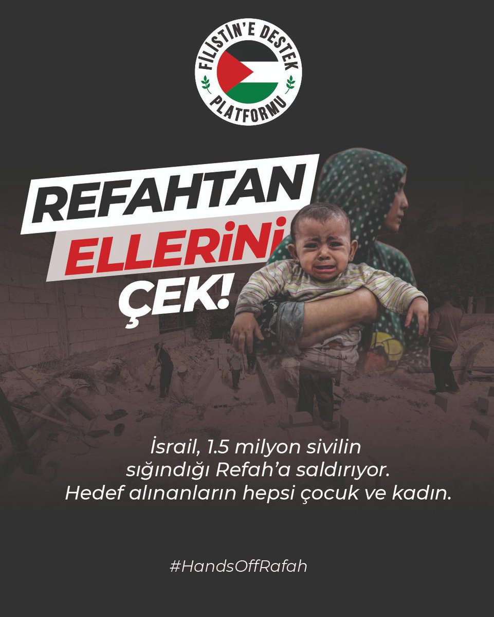 sonerKse7's tweet photo. Siyonist rejimin saldırılarından kaçan Gazzellilerin sığındığı Refah kenti, dünyada nüfus yoğunluğu en yüksek bölgelerden biri haline geldi

#HandsOffRafah 
#RefahtanElleriniÇek https://t.co/7Cu7di5OTV
