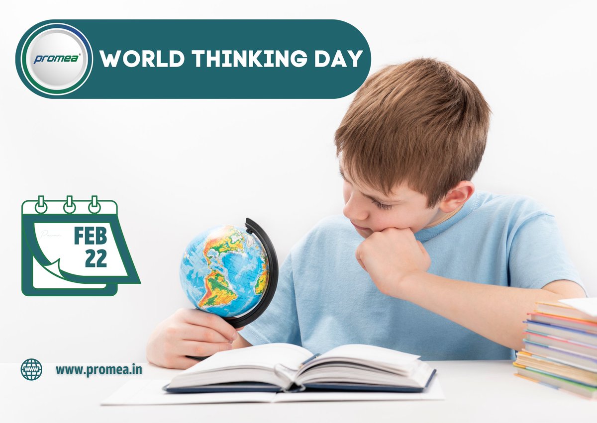 🌐 @promealtd proudly supports World Thinking Day! 🤔✨ 

A day to celebrate the power of thought, reflection, and the impact of guiding principles. 🌍

#Promea #Diagnostics #Biologics #IVFluids #MakeInIndia #OurPromeaOurPride #WorldThinkingDay #PromeaSupports #ReflectAndInspire