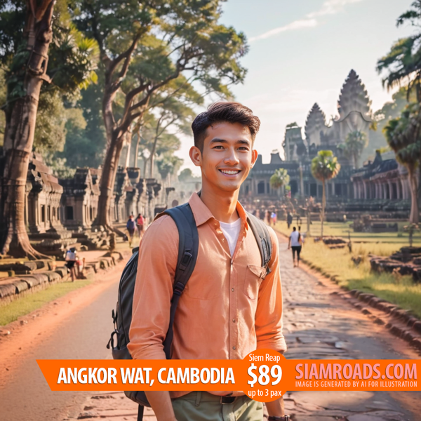 Siamroads_com's tweet photo. 🏳️‍🌈🏳️‍🌈🏳️‍🌈Private individual #tours to #AngkorWat in #Cambodia are available with @Siamroads_com: 8 hours, $89 per tour (up to 3 persons). 

https://t.co/kDsTl5pLiQ https://t.co/Lrnt1yOQ3J