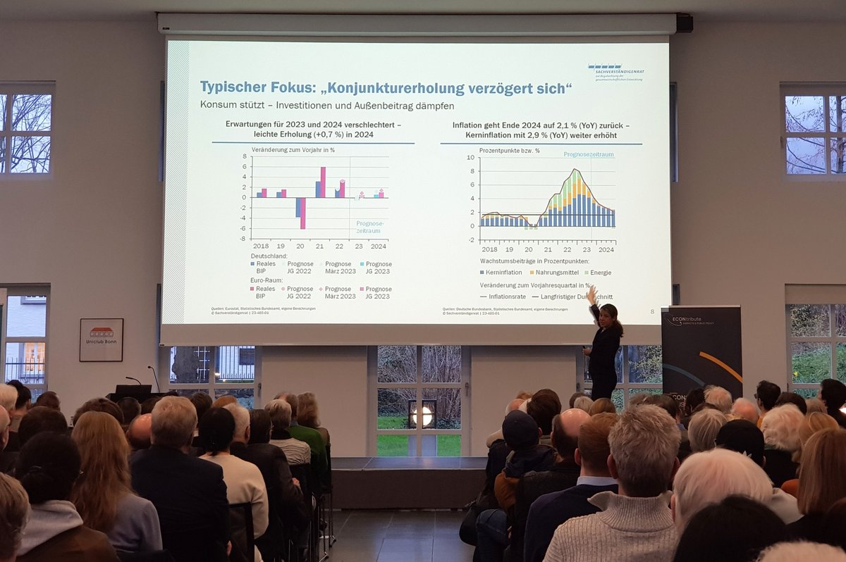 Vielen Dank an Ulrike Malmendier @umalmend @SVR_Wirtschaft für den spannenden Vortrag zum Thema 'Ist das Geschäftsmodell Deutschland in Gefahr?' im Rahmen des diesjährigen #SeltenSalon! @UniCologne @UniBonn @dfg_public