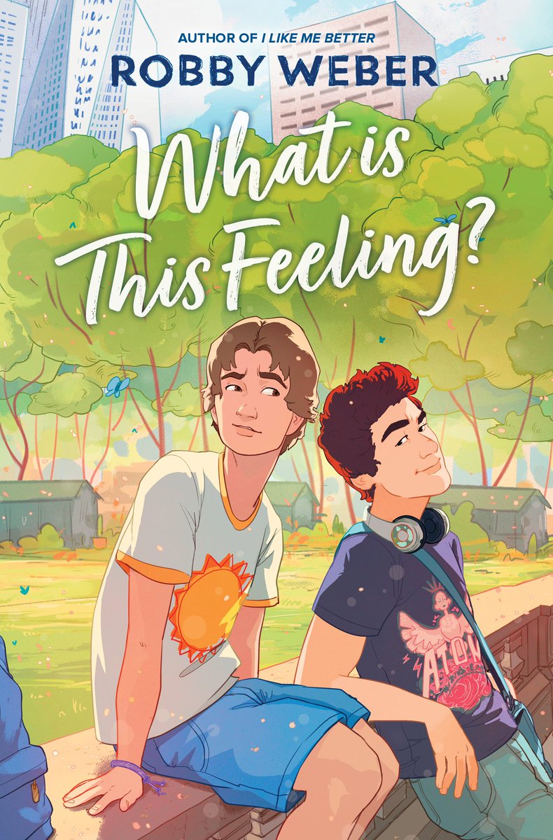 What Is This Feeling? by @robbyreads, 9/17 Design: Alexandra Niit Artist: Ricardo Bessa Teddy will do anything to win his drama club’s scav hunt in NYC, even if it means teaming up w/ a tech crew loner...but then discovers sparks between them. 📚goodreads.com/book/show/2060…