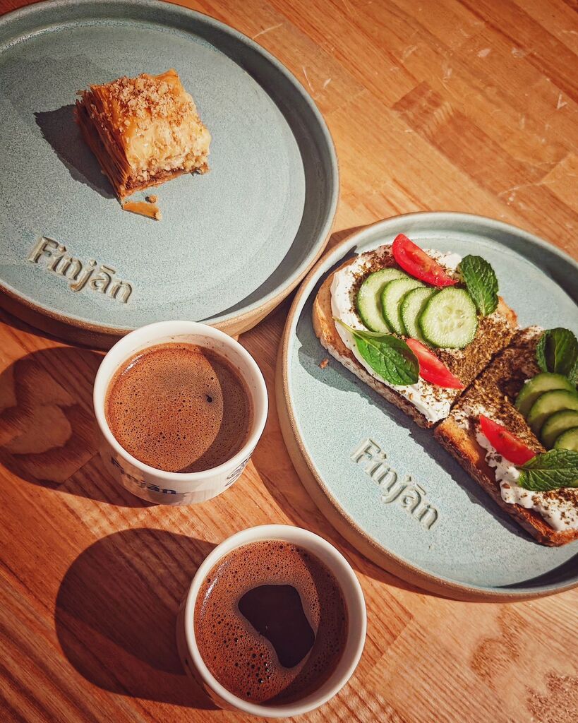 Imar4life's tweet photo. #Breakfast #LabneToast #ArabicCoffee #Baklava #Travel #Delicious #SanDiego #FinjanCoffeeCo #Finjan #Travel https://t.co/Bk9Vc2ITST https://t.co/FcdBxTcTw7