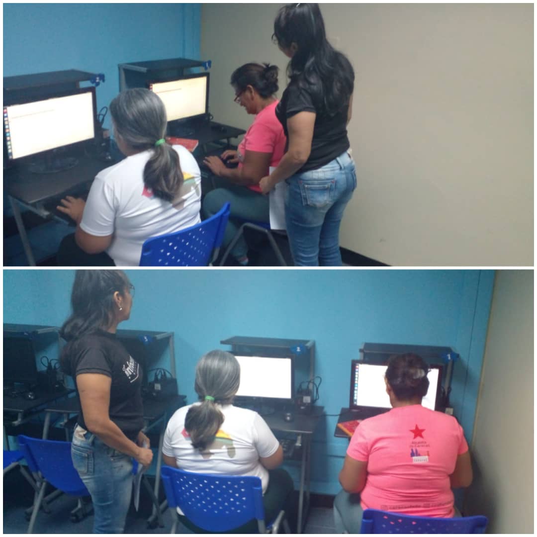 infocentrostruj's tweet photo. Desde las instalaciones del Infocentro Fundacomun Valera  del estado Trujillo, continua con la capacitación al personal de la Junta Parroquial con el Taller Formativo: Hoja de Cálculo Calc dirigido por la Facilitadora Diomira Blanco

#CienciaParaLaVida 
#ProducirParaVencer https://t.co/a3MyXHnGxh