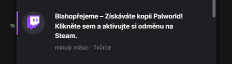 Jsem rád, že jsem si to koupil. Proč mi nikdo neřekl že Twitch teď tvůrcům rozdává hry jak Ježíšek na steroidové infuzi?