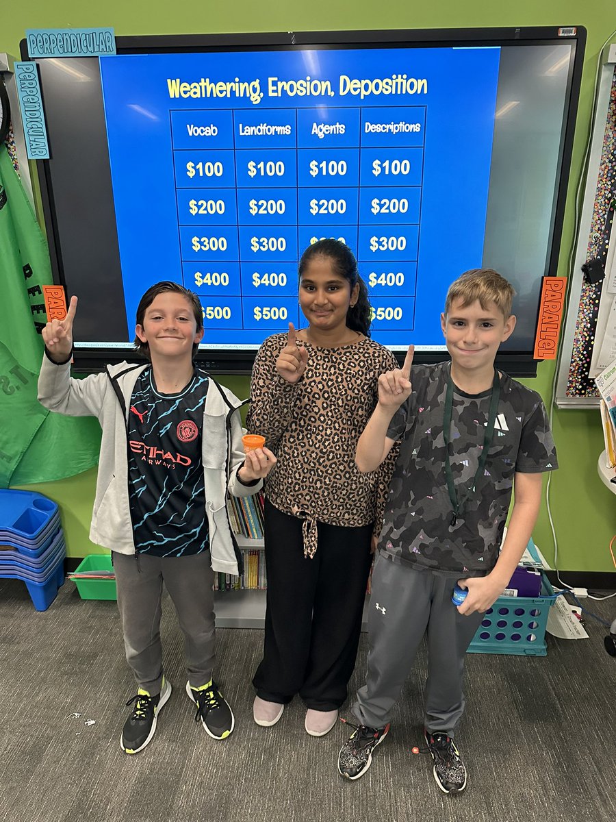 Jeopardy Champions! This group knows all about slow changes to earth’s surface! 

#OwlAboutTheBest