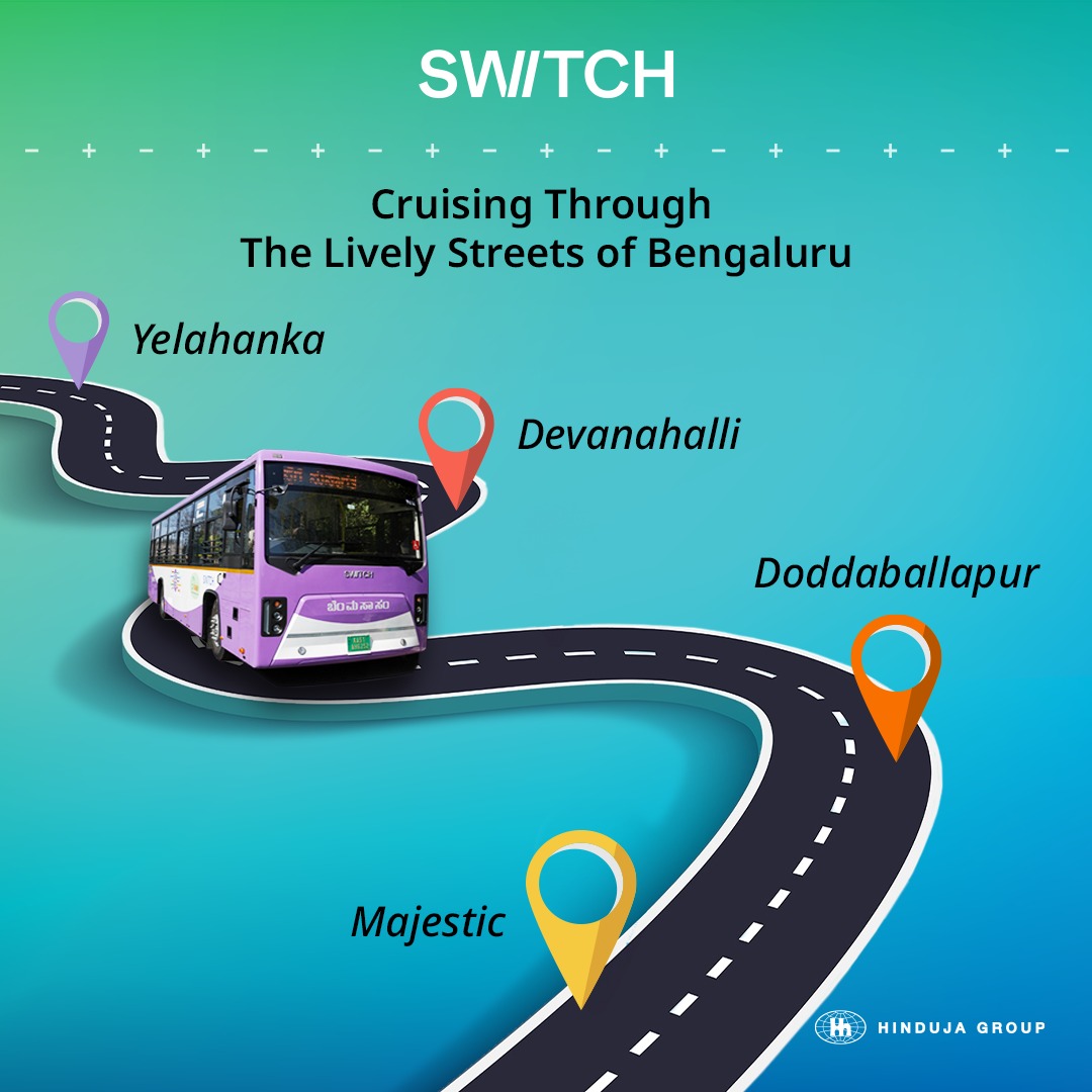 switchmobilitye's tweet photo. Whispering through Bangalore's streets, our Switch EV bus is orchestrating a symphony of change. In its wake, echoes of positivity bloom, rewriting the city's narrative with every emission-free revolution.
#SwitchMobility #MoveBetter #MoveBetterWithSwitch #EV #EVBus #Technology #ElectricVehicle #EVMobility #sustainabilitygoals