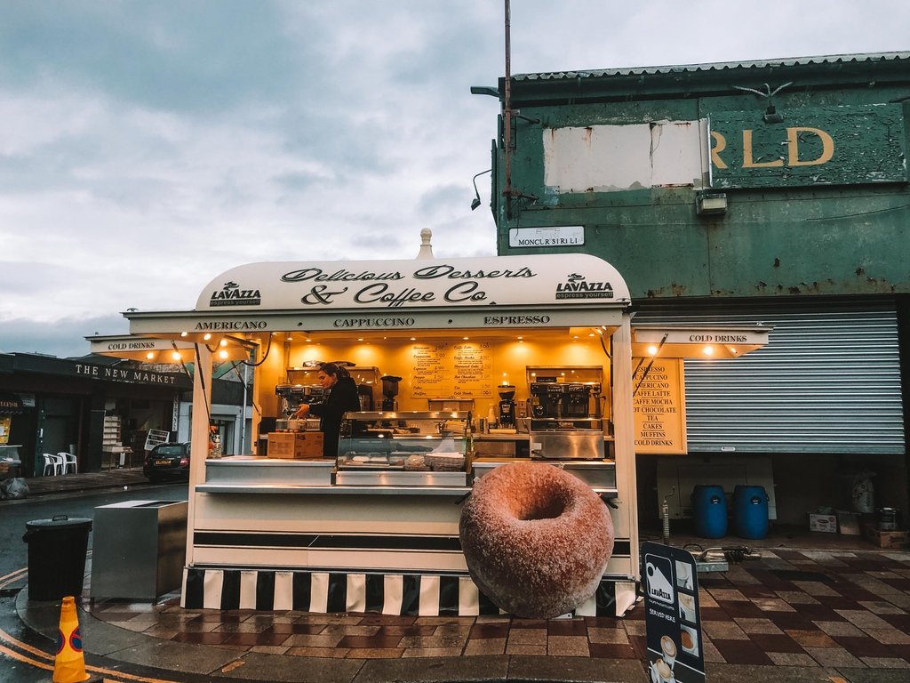 Before creating your marketing strategy, know your ideal customer: who are they, what do they love? Then, blend your passion with that insight to create a unique coffee shop concept. 🍩