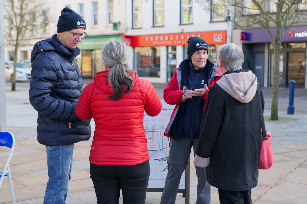 Our Geo Ambassadors had a fantastic time in sunny Coleraine today helping visitors 'unearth' more information about #geothermal energy. Thank you to everyone who 'rocked' up to the GeoEnergy Discovery Centre, we hope you enjoyed speaking with the team, using the interactive VR