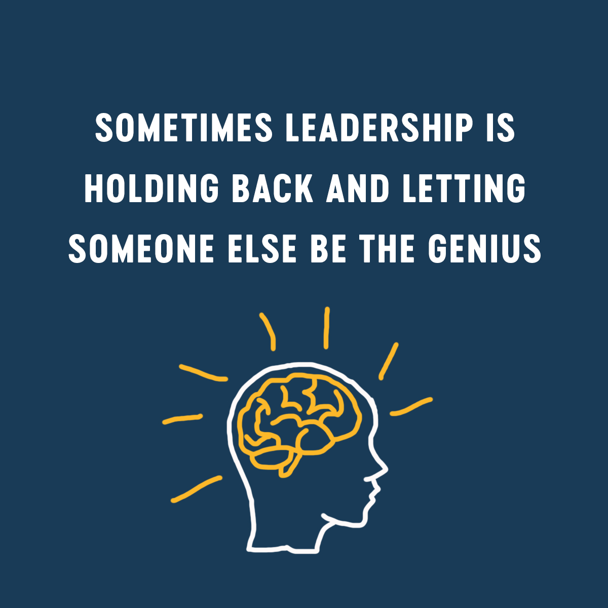 When challenges arise, some leaders assert their intellect by providing immediate instruction, hindering their teams' independent thinking.

Try leading with silence. Intervene only when necessary, granting others space to maximize their capabilities. #Multipliers