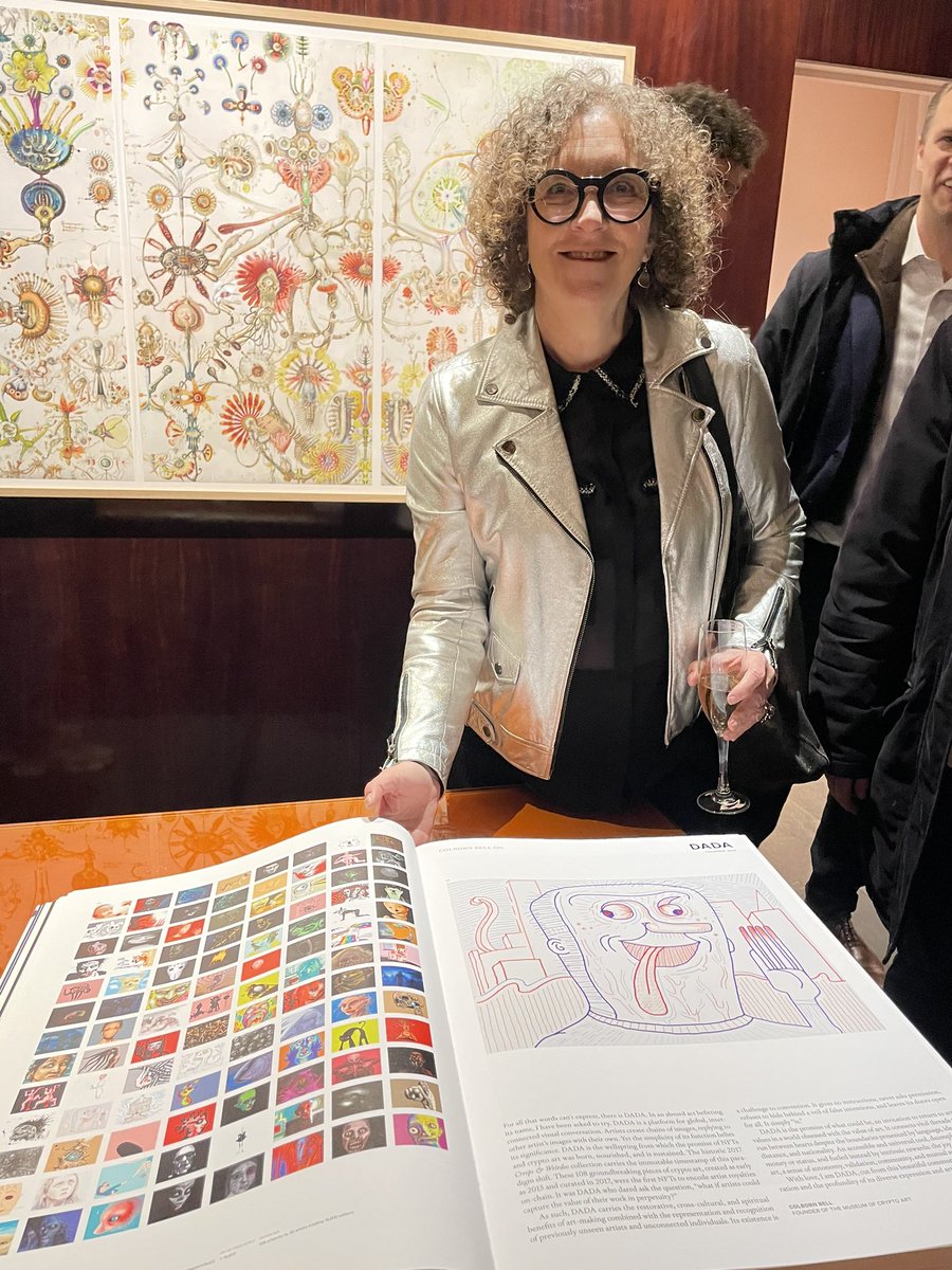 The <a href="/TASCHEN/">TASCHEN</a> NFT book is out and it is massively cool. Here is our spread with a text by <a href="/co1born/">╭𝒸𝑜𝓁𝒷𝑜𝓇𝓃.𝒿𝓅𝑔 🔜🕳🐇ʷʰᵒ ʳ ᵘˀ</a> and our proud envoy @grandenchilada.