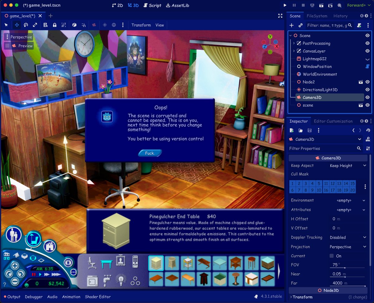 passivestar_'s tweet photo. Finally Godot 4.3 is getting a UI redesign it deserves 🥰🥰🥰 https://t.co/xVAY0KqJ5F