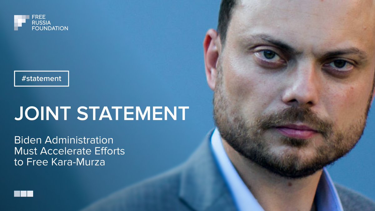 4freerussia_org's tweet image. 1/ Biden Administration Must Accelerate Efforts to Free Vladimir Kara-Murza @vkaramurza.

Vladimir Kara-Murza is a hero who has courageously dedicated his life to advancing freedom and democracy.