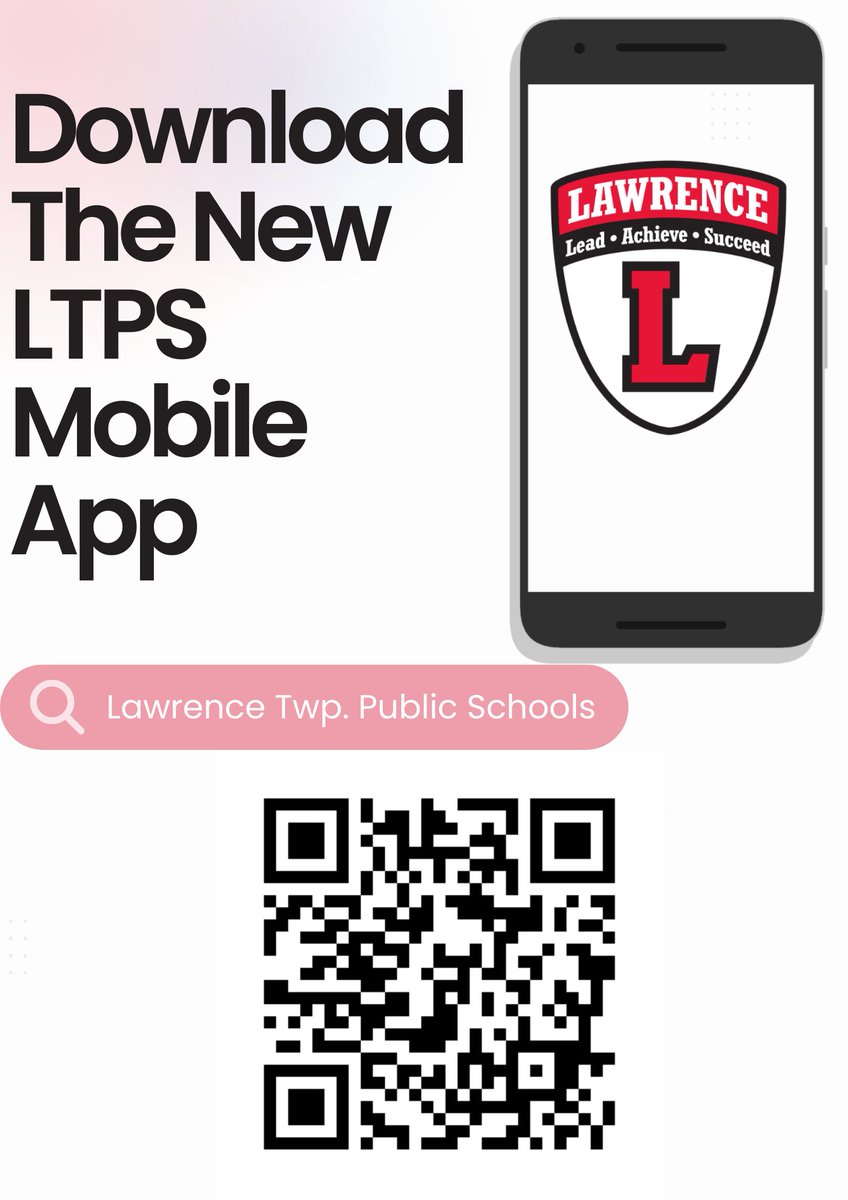 🎉🎉It's here! Scan the QR code or click below to download the new LTPS Mobile app and stay connected when you're on the go! ltps.parentlink.net/smartlink/