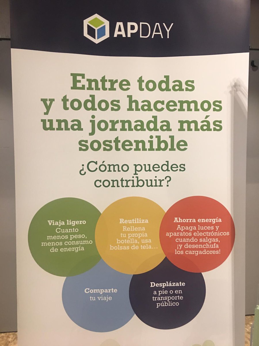 Aplaudimos que las jornadas y congresos de @semfyc cada día sean un poco más #sostenibles. #APDAYsemfyc #YoMédicaDeFamilia