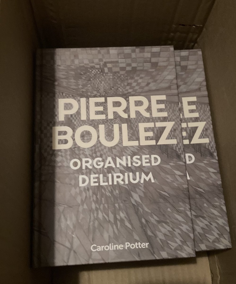 My book has landed! Very very exciting… #Boulez @boydellbrewer @boydellmusic