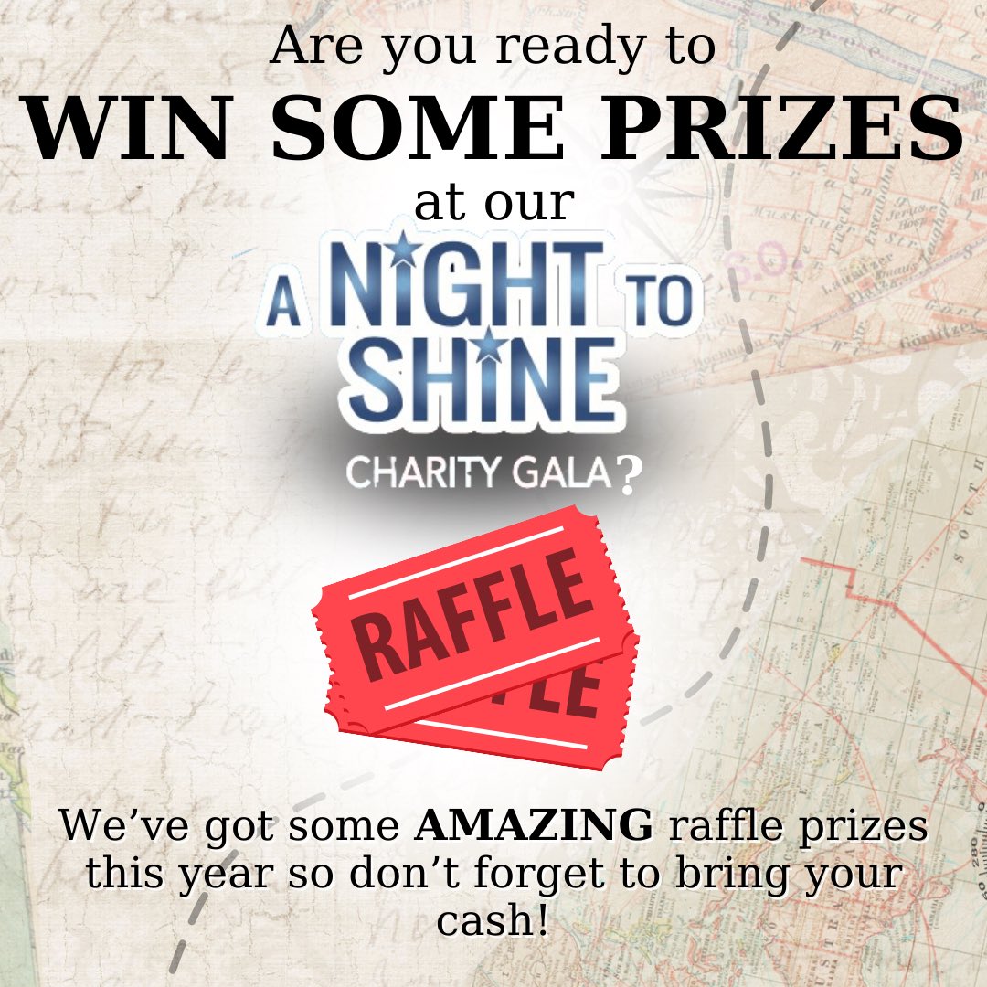 We’ve got a great selection of prizes this year! So if you want a chance to win make sure you bring some cash! We’ve got 1 ticket available for $5 and 5 tickets for $20.

#donation #raffle #prizes #charity #gala #support #donate #specialneeds #woodbridge #vaughan