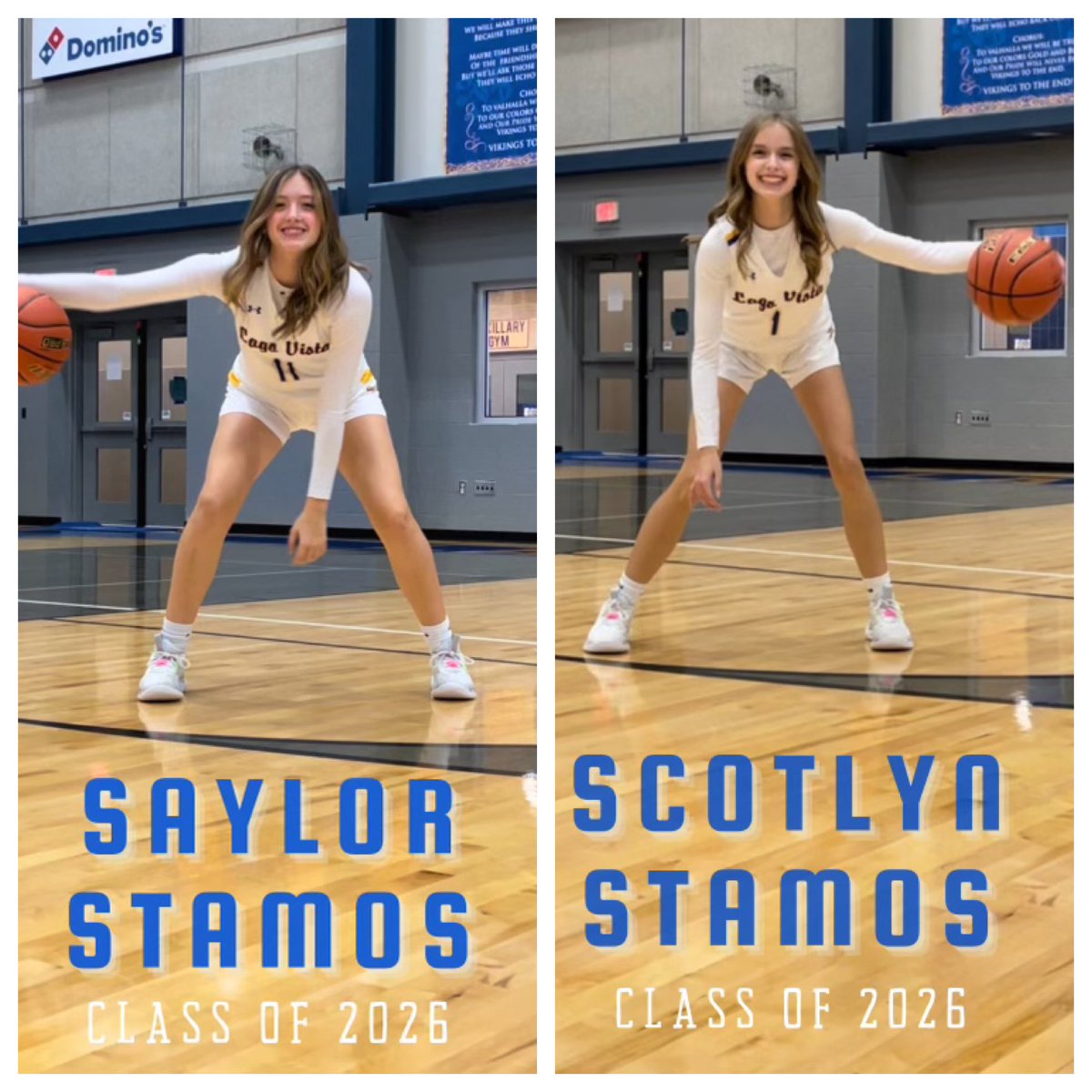 phoenixselect's tweet photo. Twins from Lago Vista  Saylor &amp; Scotlyn Stamos were each 1st Team All District!
Saylor was also selected as Newcomer of the Year in District 24-4A👏
#phoenixProud https://t.co/PY4s5P1lBw
