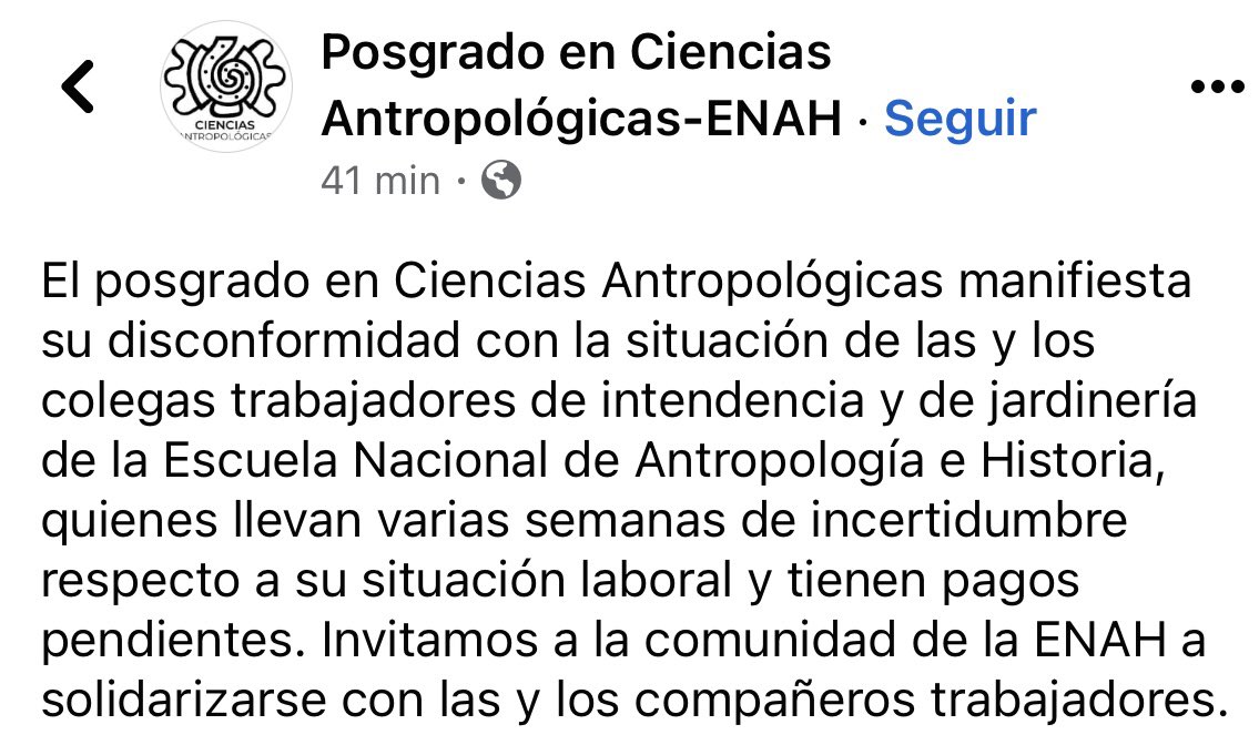 Denunciamos que a TODO el personal de intendencia  subcontratado del <a href="/INAHmx/">INAH</a> se le adeudan sus salarios lo que va del 2024. #YaPágameINAH #TodosSomosINAH #PrietoMiente 
<a href="/alefrausto/">Alejandra Frausto</a> <a href="/dprieto_/">Diego Prieto</a> <a href="/SusanaHarp/">Susana Harp Iturribarría</a> <a href="/ReginaOrozco/">Regina Orozco</a>