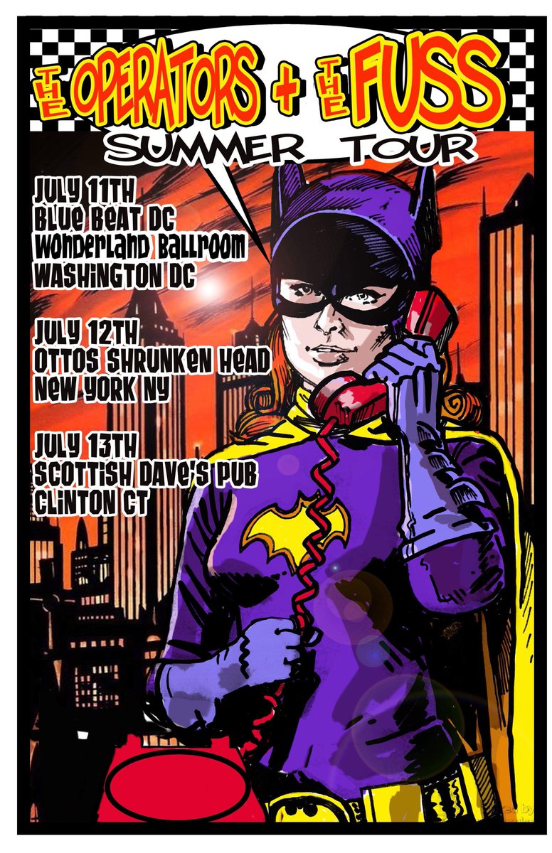 Joining up w/ #TheOperators from IN for a NE East Coast mini tour!! JULY 11-13 DC—>NY—>CT #ska #touringbands #livemusic