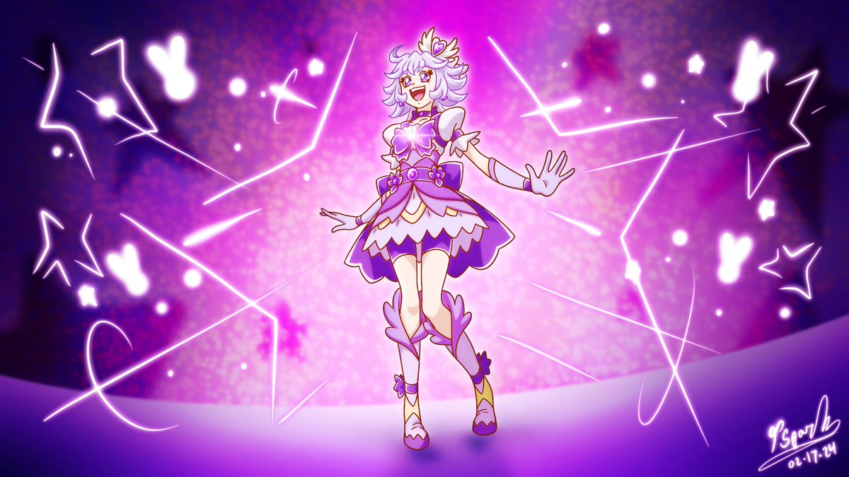 TopherArtz's tweet photo. 💜 The Gem of Kindness! Lovely Amethyst! 💜

#magicalgirl #ocart https://t.co/kVgHQs5QwQ