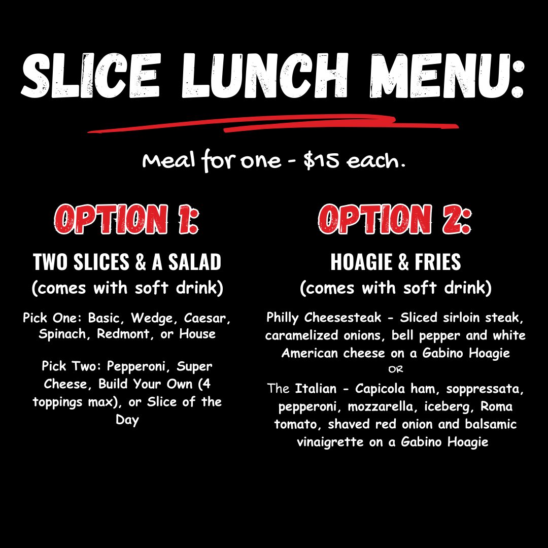 slicepizzabrew's tweet photo. TODAY is the day it all kicks off! 🌟🍽️ Slice is excited to participate in @BhamRestWeek 2024 - Winter Edition, presented by @SpireEnergy, offering an EXCLUSIVE menu from NOW until March 3. #BRW2024 #BhamRestWeek https://t.co/PeXIdMZ7O4
