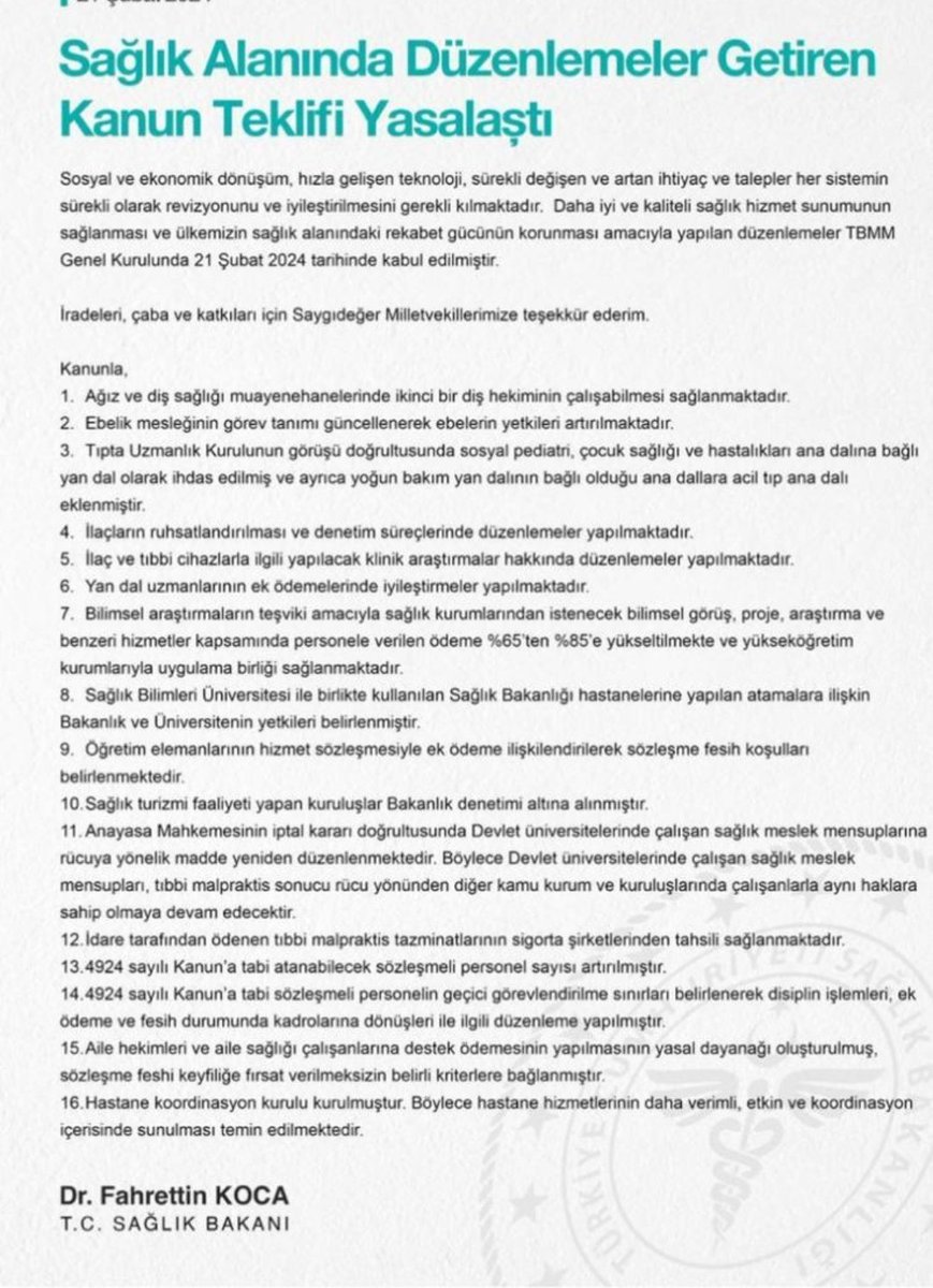 Yeni bir yasa Psikologlar, Fizyoterapistler, Diyetisyenler, Dil Konuşma Terapistleri, Odyologlar, Ergoterapistler için yine bir şey yok. Sağlık Lis. aldıkları eğitimin karşılığını ne kamuda alabiliyorlar nede #SerbestÇalışmaYönetmeliği olmadığı için özel çalışabiliyorlar?