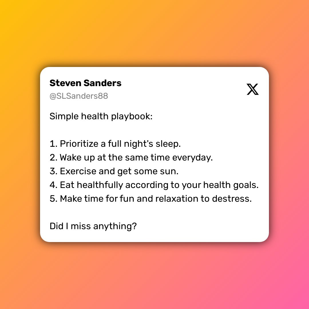 Steven Sanders tweet media